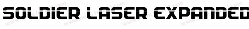 soldier laser expanded字体转换